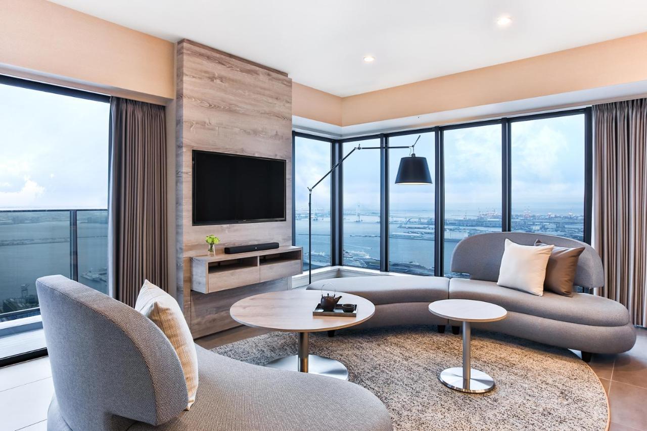 Oakwood Suites Yokohama 요코하마 외부 사진 Living room