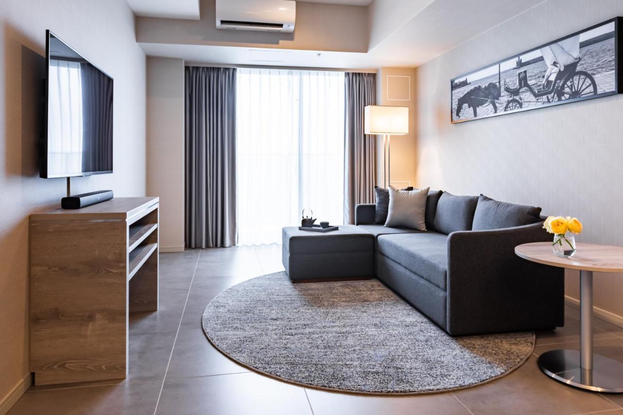 Oakwood Suites Yokohama 요코하마 외부 사진 Living room